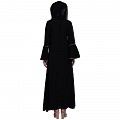 Casual A-line abaya with bell sleeves- Black Casual A-line abaya with bell sleeves- Black